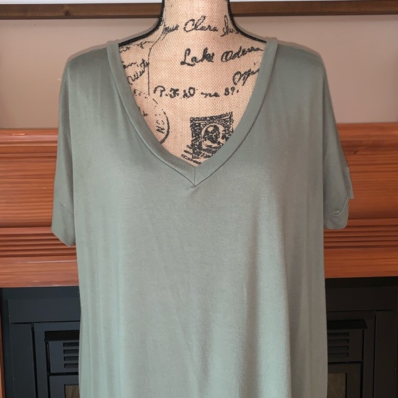 Zenana Outfitters Maxi Dress Split Hem w/ Pockets - Picture 2 of 7